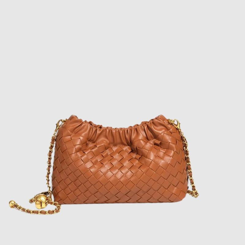 CHARMPOP Nolia Nolia | Woven Vegan Leather Crossbody Bag | Charmpop Lebanon