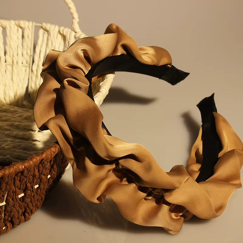 CHARMPOP SATIN SCRUNCHY HEADBAND SATIN SCRUNCHY HEADBAND