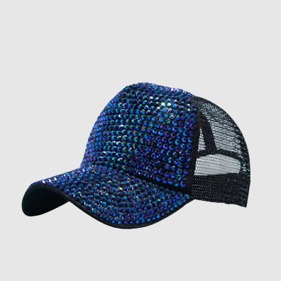 CHARMPOP THE STUDDED MESH EDGE CAP THE STUDDED MESH EDGE CAP