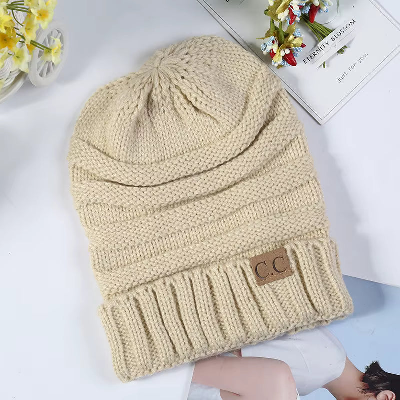 CHARMPOP THE WRAP KNIT BEANIE THE WRAP KNIT BEANIE