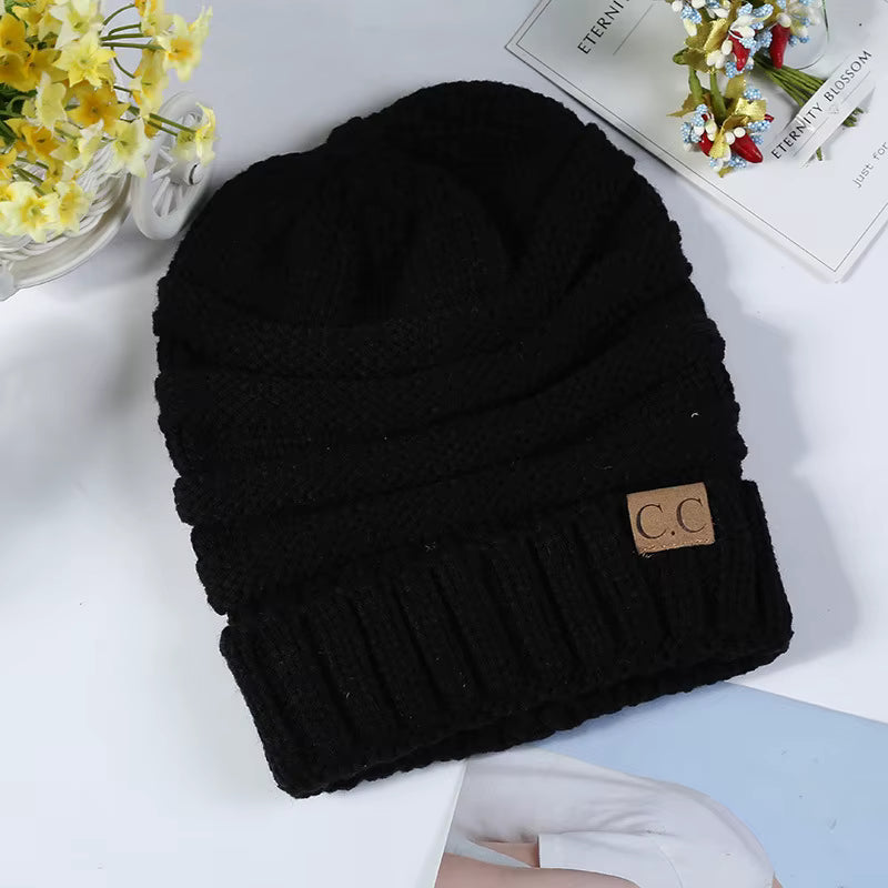 CHARMPOP THE WRAP KNIT BEANIE THE WRAP KNIT BEANIE