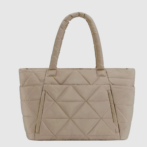 CHARMPOP Valentina Valentina | Puffer Travel Tote with Luggage Strap | Charmpop Lebanon