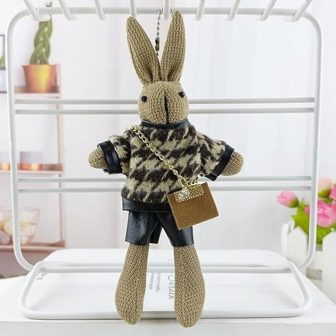 CUTE BUNNY BAG CHARM