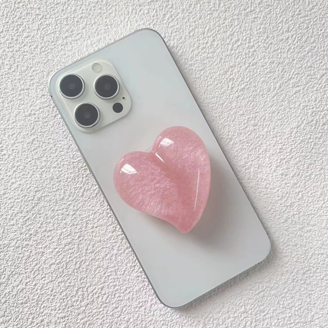 GLOSSY HEART POP SOCKET